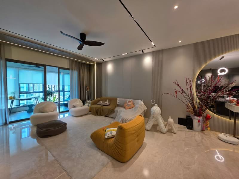 Condominium for Rent at Seni Mont Kiara - JK Leong - Living Room - PropertyGuru.com.my