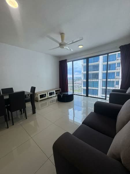Servis Apartment untuk Disewa di Trefoil @ Setia City - Mandy Liew - Living Room - PropertyGuru.com.my