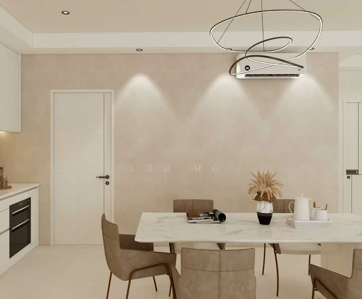 Kediaman Servis untuk Disewa di Jendela Residences - Lou Ho - Dining Room - PropertyGuru.com.my