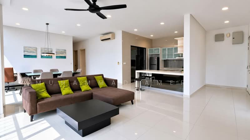 Kondominium untuk Disewa di Mirage Residence - Muhammad Amerul - Living Room - PropertyGuru.com.my
