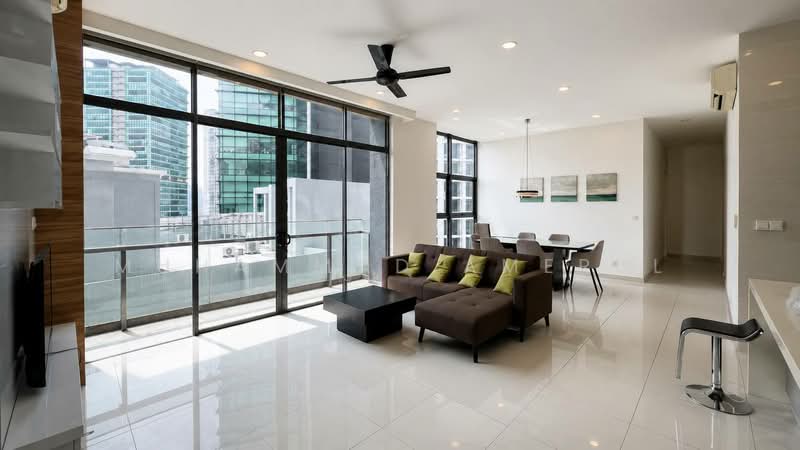 Kondominium untuk Disewa di Mirage Residence - Muhammad Amerul - Living Room - PropertyGuru.com.my