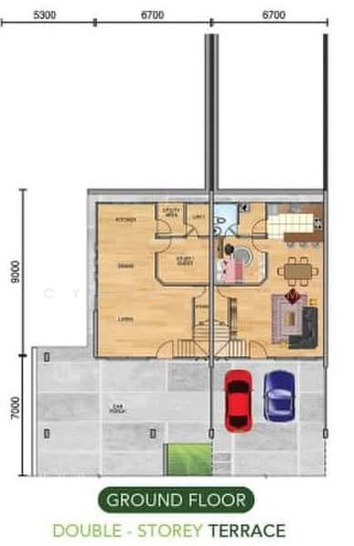 Rumah Teres 2-Tingkat untuk Dijual di Serian (Sarawak) - Cynthia Lim - PropertyGuru.com.my