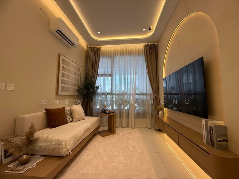 Kediaman Servis untuk Dijual di ARA @ Sunway Majestic - Chew Kian Hong - Living Room - PropertyGuru.com.my