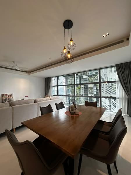 Servis Apartment untuk Disewa di Le Nouvel KLCC - Suet Sun Ho - Living Room - PropertyGuru.com.my
