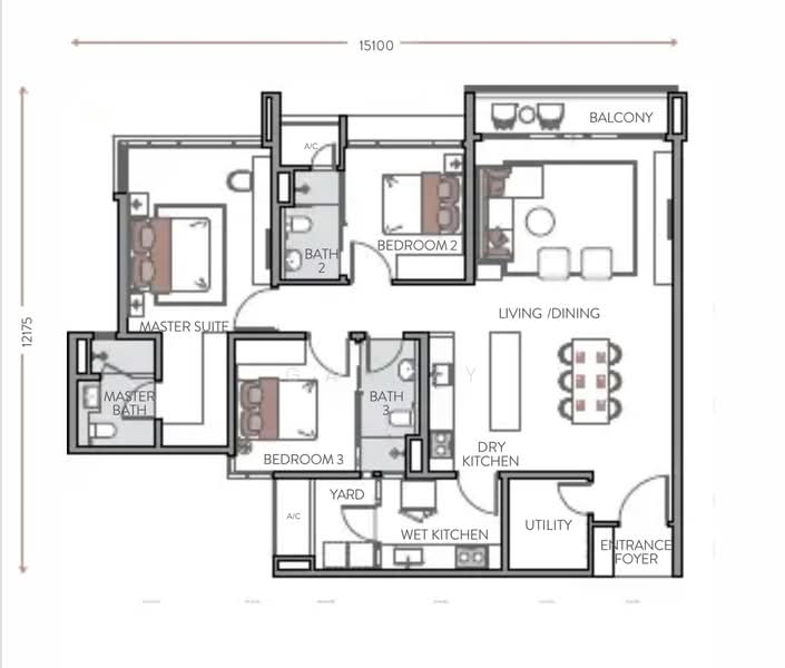 Service Residence for Sale at Jendela Residences - GAN ZY - PropertyGuru.com.my