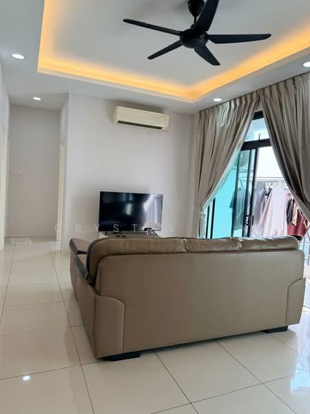 Service Residence for Sale at 8Scape Residence @ Sutera - Crystal Tan - Living Room - PropertyGuru.com.my