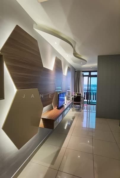 Kediaman Servis untuk Disewa di D'Secret Garden (Pangsapuri Kempas Indah) - Jane Ngoi - Living Room - PropertyGuru.com.my