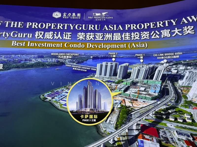 Pangsapuri untuk Dijual di R&F Princess Cove Phase 3-New Casa Suites - Vincent Lai - Exterior - PropertyGuru.com.my