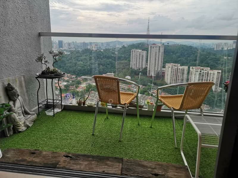 Kediaman Servis untuk Disewa di Petalz Residences - Jinson Lai - Balcony - PropertyGuru.com.my