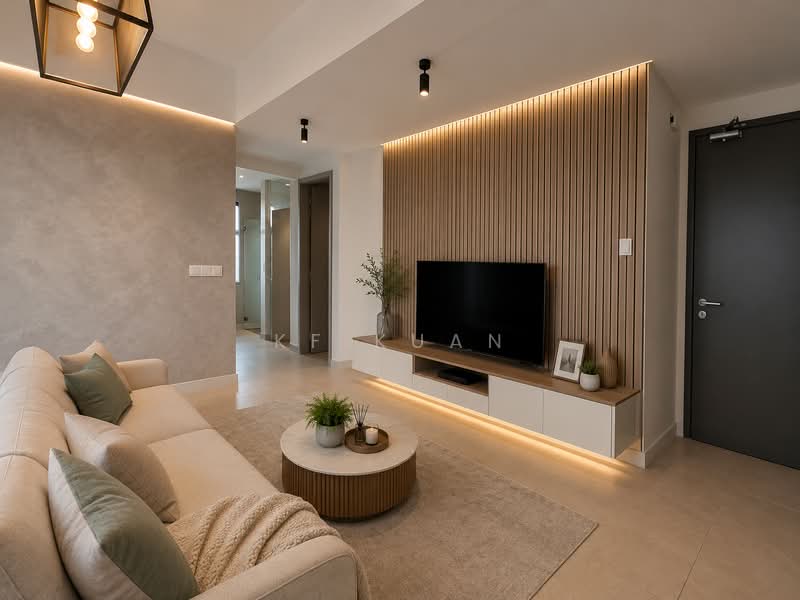 Kediaman Servis untuk Disewa di Union Suites - KF Kuan - Living Room - PropertyGuru.com.my