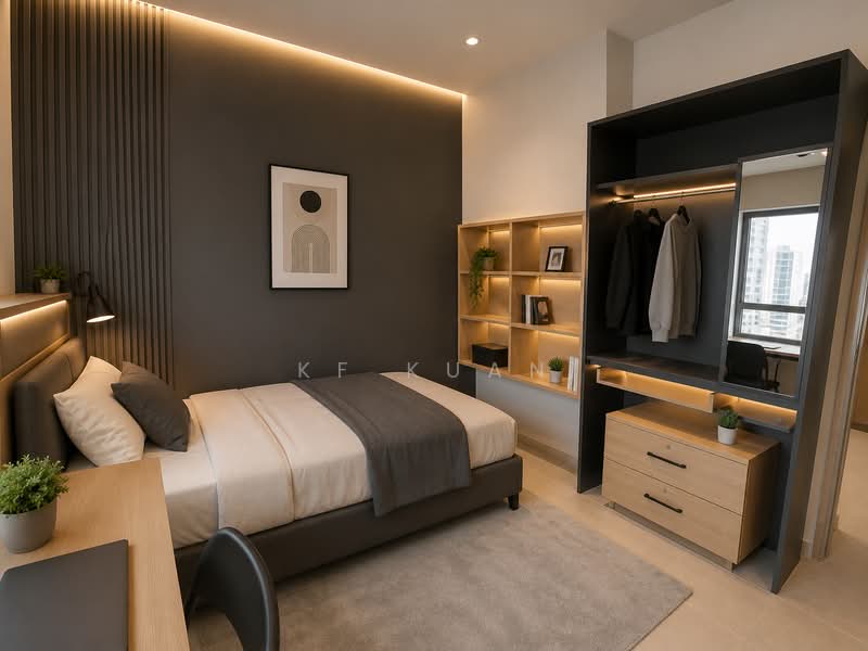 Kediaman Servis untuk Disewa di Union Suites - KF Kuan - Bedroom - PropertyGuru.com.my