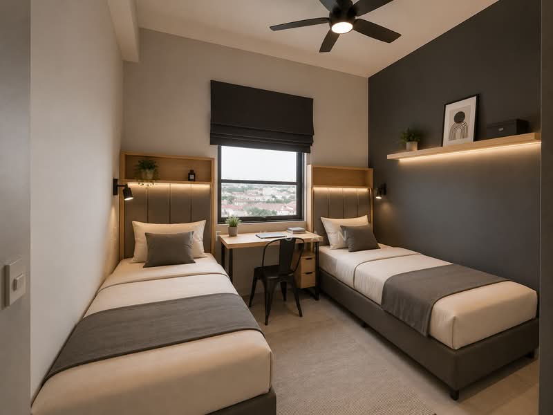 Kediaman Servis untuk Disewa di Union Suites - KF Kuan - Bedroom - PropertyGuru.com.my