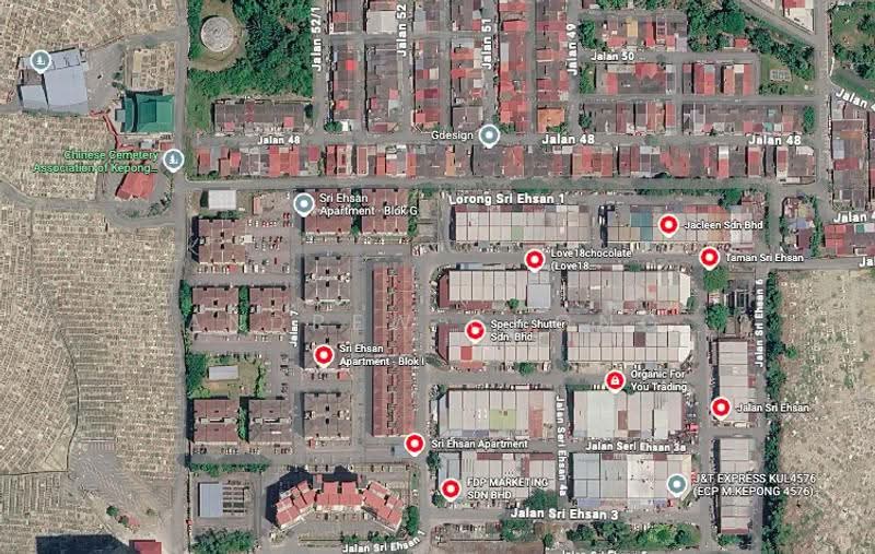 Terrace Factory for Sale in Taman Sri Ehsan (Kepong) - Andrew Chong - Exterior - PropertyGuru.com.my