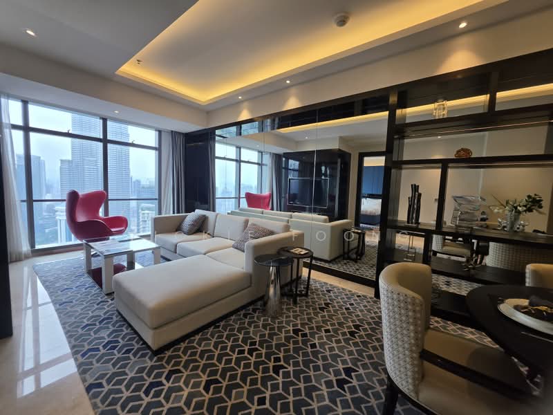 Servis Apartment untuk Dijual di The Ritz-Carlton Residences - Vickie Foong - Living Room - PropertyGuru.com.my