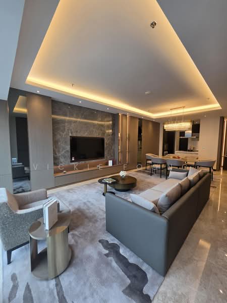 Servis Apartment untuk Dijual di The Ritz-Carlton Residences - Vickie Foong - Living Room - PropertyGuru.com.my