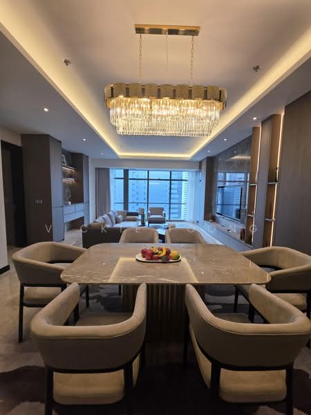 Servis Apartment untuk Dijual di The Ritz-Carlton Residences - Vickie Foong - Living Room - PropertyGuru.com.my