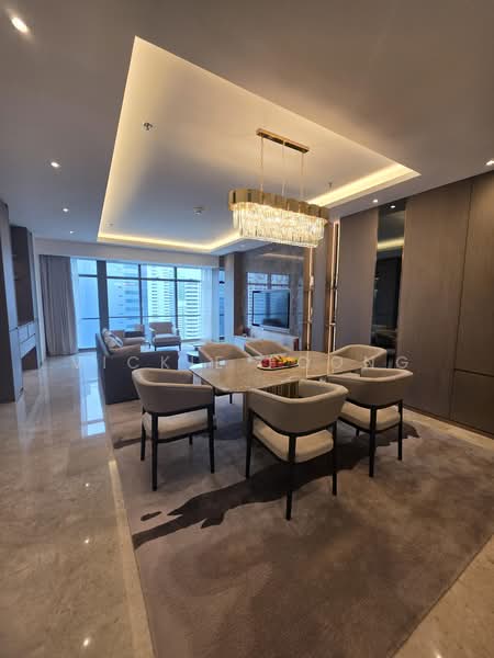 Servis Apartment untuk Dijual di The Ritz-Carlton Residences - Vickie Foong - Living Room - PropertyGuru.com.my
