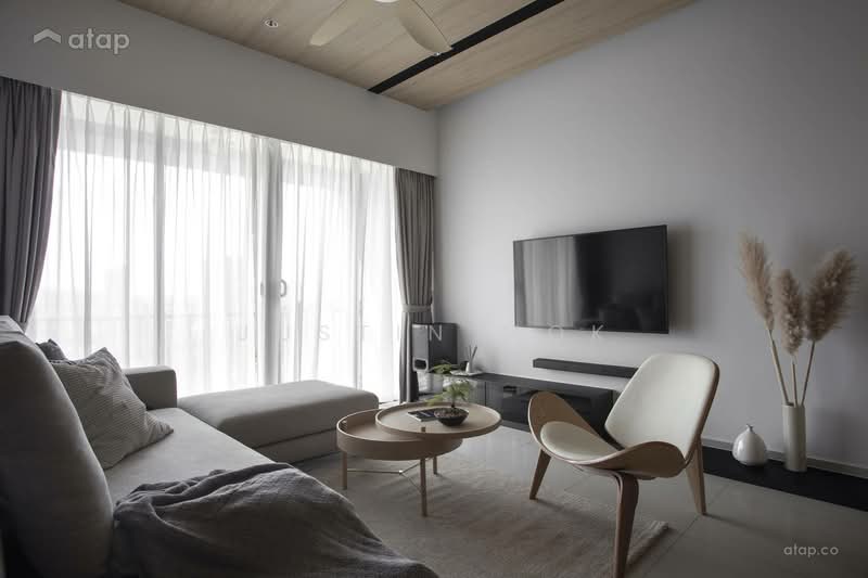 Kediaman Servis untuk Dijual di Conezion Residences - Justin Mok - Living Room - PropertyGuru.com.my