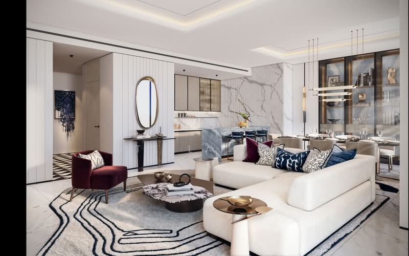 Service Residence for Sale at Pavilion Square - Stella Lee - Living Room - PropertyGuru.com.my