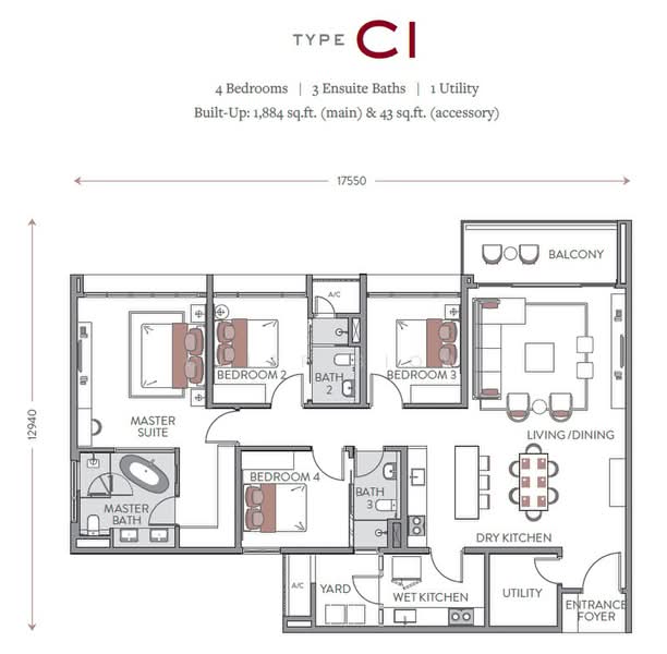 Service Residence for Sale at Jendela Residences - Cliff Siow - PropertyGuru.com.my