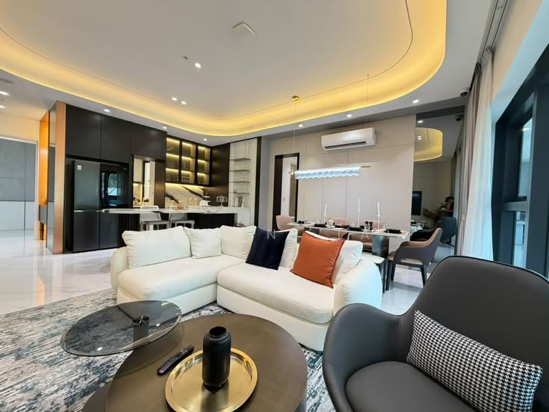 Service Residence for Sale at Arden @ One Bukit Senyum - Vincent Lai - Living Room - PropertyGuru.com.my