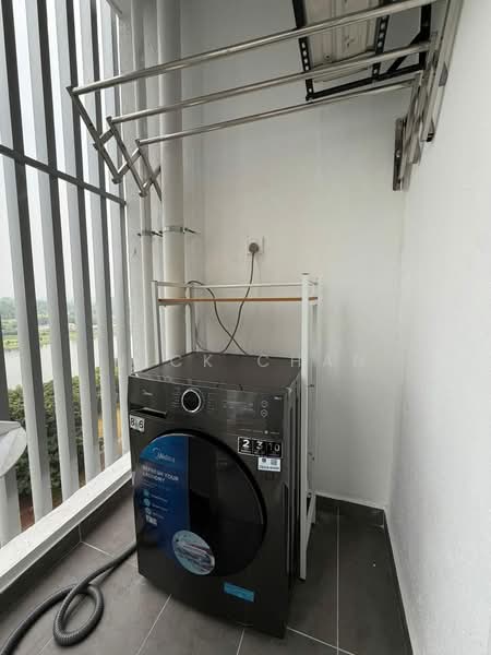 Service Residence for Rent at Dorsett Waterfront Subang - Nick Chan - Balcony - PropertyGuru.com.my
