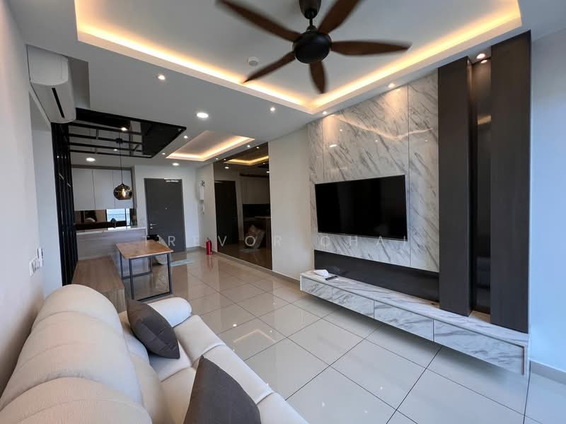 Kediaman Servis untuk Disewa di Akasa - Trevor Chai - Living Room - PropertyGuru.com.my