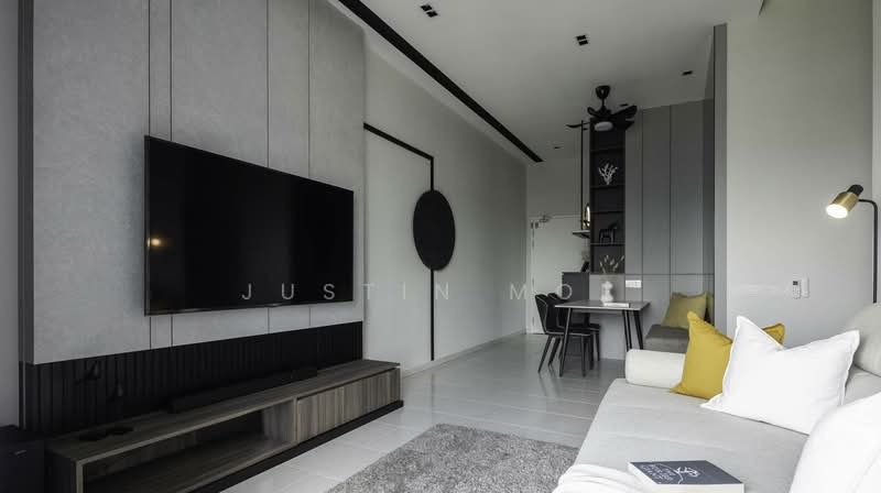 Kediaman Servis untuk Dijual di Conezion Residences - Justin Mok - Living Room - PropertyGuru.com.my