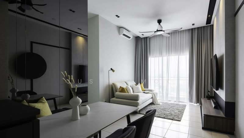 Kediaman Servis untuk Dijual di Conezion Residences - Justin Mok - Living Room - PropertyGuru.com.my