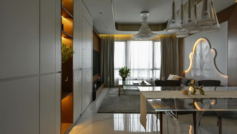 Kediaman Servis untuk Dijual di Conezion Residences - Justin Mok - Living Room - PropertyGuru.com.my