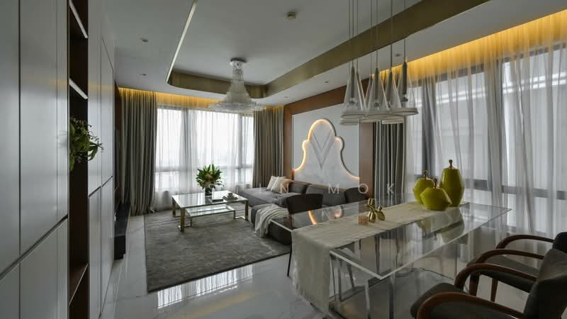 Kediaman Servis untuk Dijual di Conezion Residences - Justin Mok - Living Room - PropertyGuru.com.my