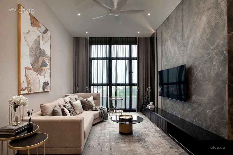 Condominium for Sale at Aura Residence - Justin Mok - Living Room - PropertyGuru.com.my