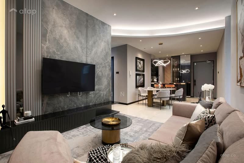 Condominium for Sale at Aura Residence - Justin Mok - Living Room - PropertyGuru.com.my