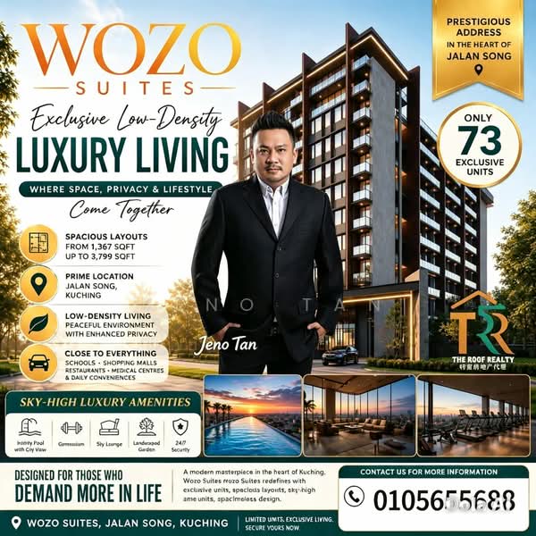 Service Residence for Rent at Wozo Suites - Jeno Tan - PropertyGuru.com.my