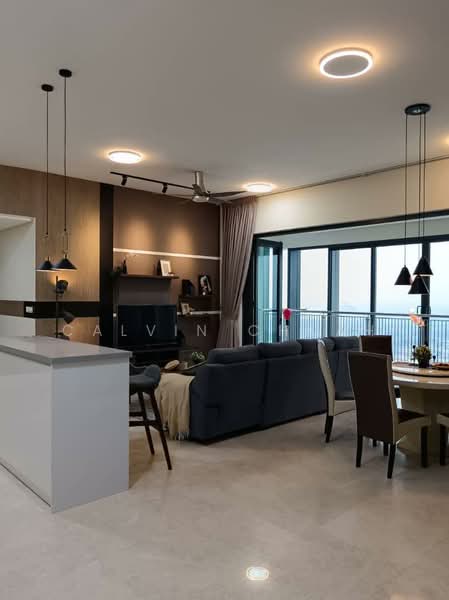 Service Residence for Rent at The Astaka @ 1 Bukit Senyum - Calvin Chuah - Living Room - PropertyGuru.com.my