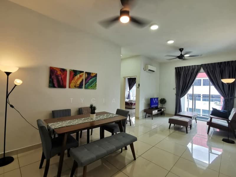 Kediaman Servis untuk Dijual di Sky Habitat - Tycia Law - Living Room - PropertyGuru.com.my