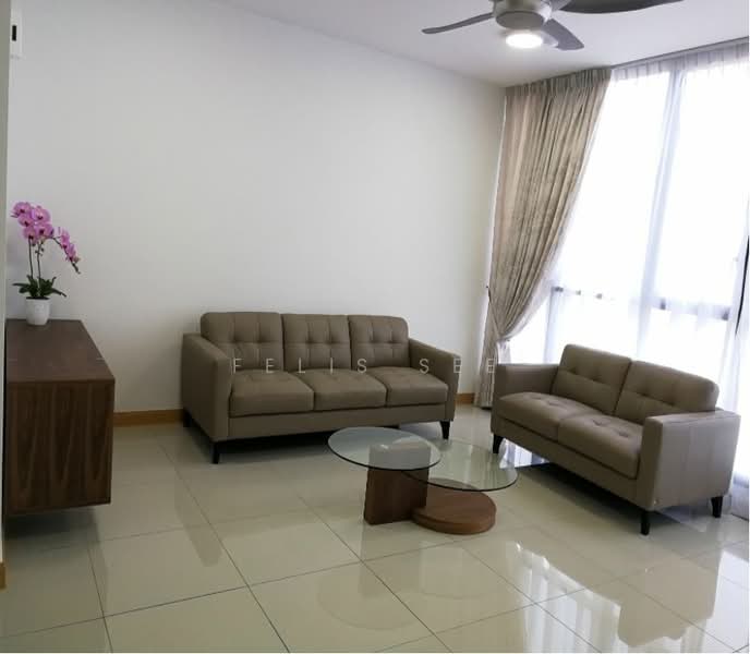 Kediaman Servis untuk Disewa di KL Gateway Residences - Felis See - Living Room - PropertyGuru.com.my