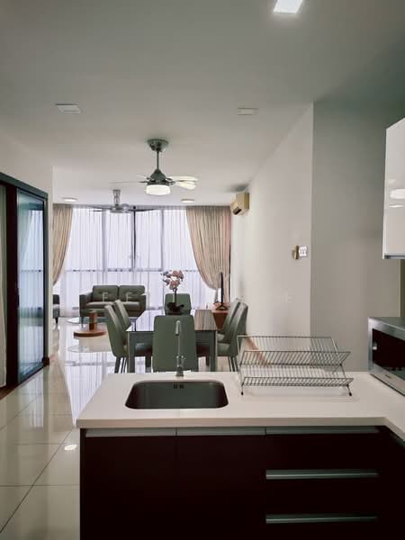 Kediaman Servis untuk Disewa di KL Gateway Residences - Felis See - Living Room - PropertyGuru.com.my