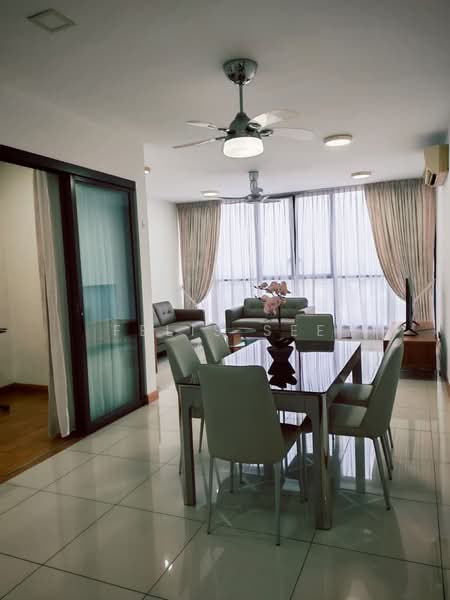 Kediaman Servis untuk Disewa di KL Gateway Residences - Felis See - Living Room - PropertyGuru.com.my