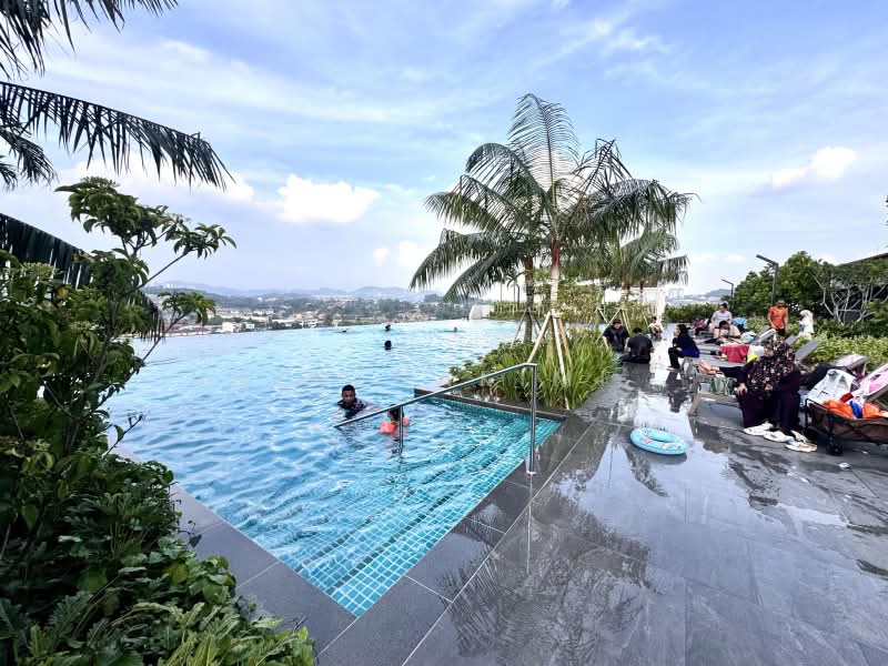 Service Residence for Rent at Jernih Residence - NUZULHAKIMI . - Pool - PropertyGuru.com.my
