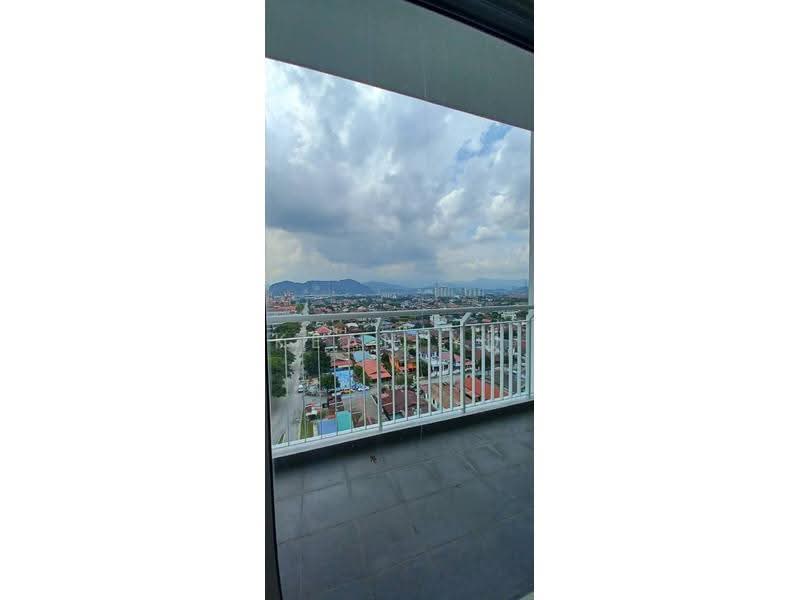 Kondominium untuk Disewa di Sky Awani Residensi 2 - Kean Yu - Balcony - PropertyGuru.com.my