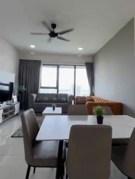 Service Residence for Sale at Southkey Mosaic - John Sia - Living Room - PropertyGuru.com.my