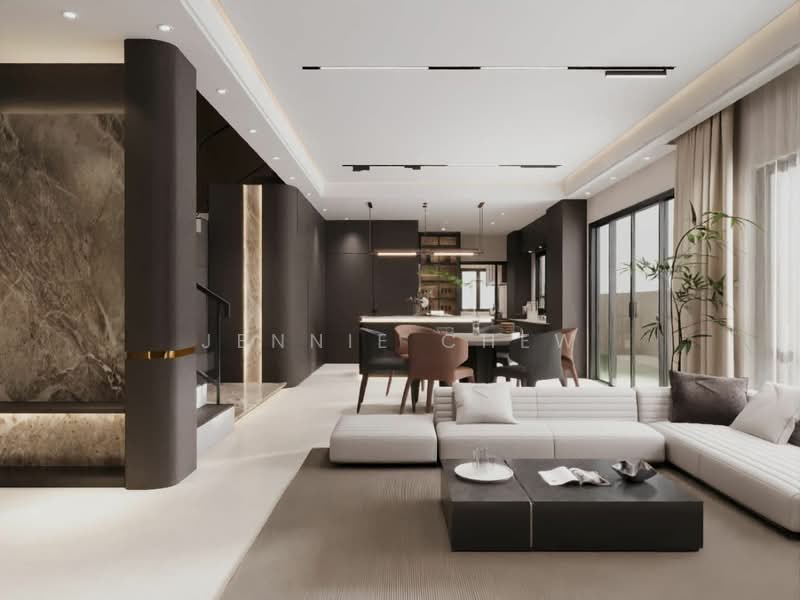 Rumah Berkembar untuk Dijual di Setia Alam (Selangor) - Jennie Chew - Living Room - PropertyGuru.com.my