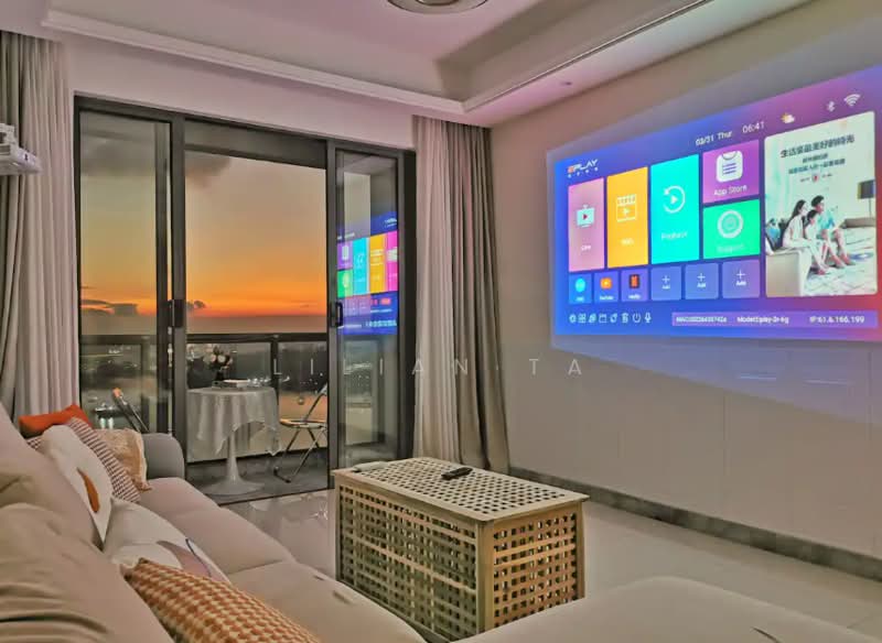 Kediaman Servis untuk Dijual di Bell Suites - Lilian Ta - Living Room - PropertyGuru.com.my