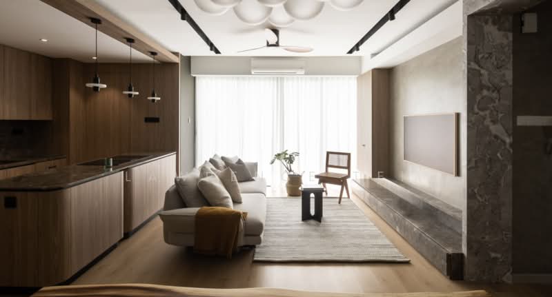 Service Residence for Sale at Twin Tower Residence - Lawrence Teh - Living Room - PropertyGuru.com.my
