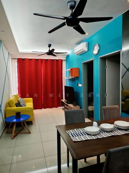 Service Residence for Sale at Pinnacle Sri Petaling - GAN WEY SAND - Living Room - PropertyGuru.com.my