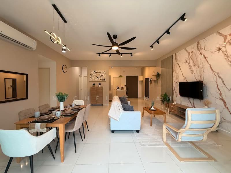 Kondominium untuk Disewa di Ferringhi Residence 2 - Michelle Mah - Living Room - PropertyGuru.com.my