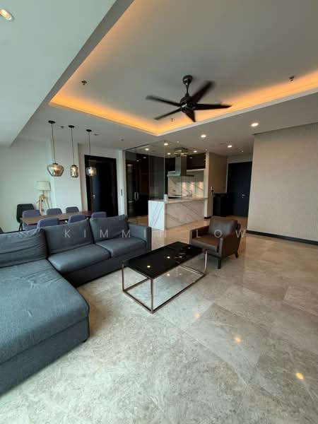 Kediaman Servis untuk Disewa di The Ritz-Carlton Residences - Kimmin Low - Living Room - PropertyGuru.com.my