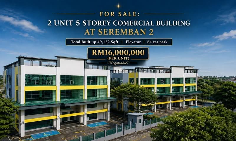 Office for Sale in Seremban 2 (Negeri Sembilan) - Ahmad Faizal Basri - Exterior - PropertyGuru.com.my