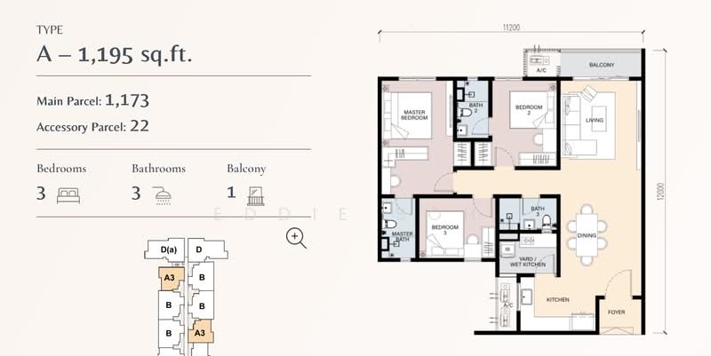 3-storey Terraced House for Sale in Kwasa Damansara (Sungai Buloh) - Eddie Soh - PropertyGuru.com.my
